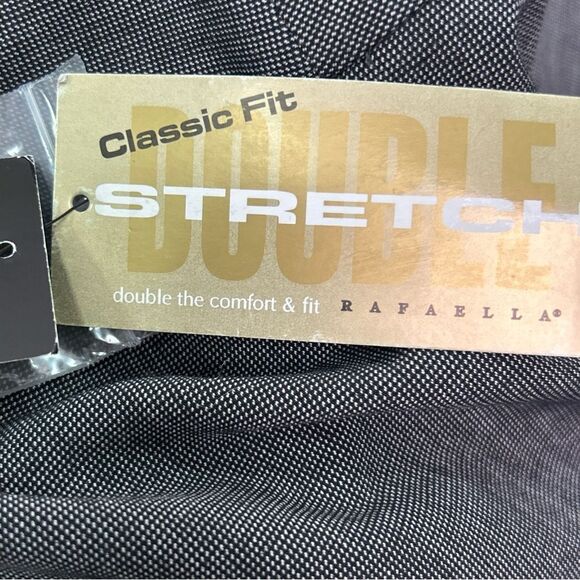 NWT Rafaela Black Dress Pants Women’s 10, Two Way Stretch Classic Fit - Picture 10 of 10